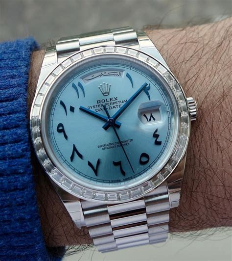 rolex arabic numerals price